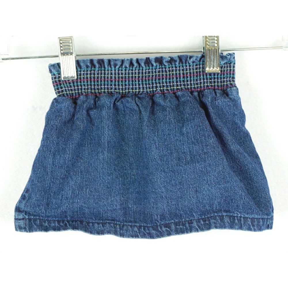 Fisher Price 100% Cotton Denim Jean Skirt sz 2T